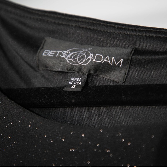 Betsy & Adam Black Sparkly Maxi Dress, Size 4 – Luxurious & Classy, Never Worn. - Picture 9 of 11